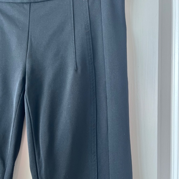 Pinko Black Slim Fit Pants with Ankle Zippers – Made in Italy, Size 40 (US 4) - Picture 3 of 9